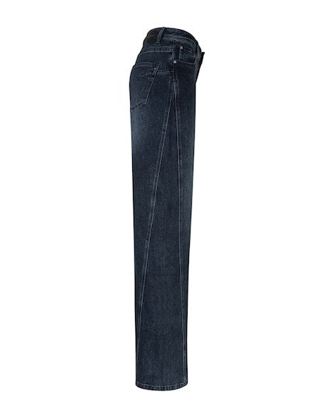 Claudette Insert Jeans - Blue Black