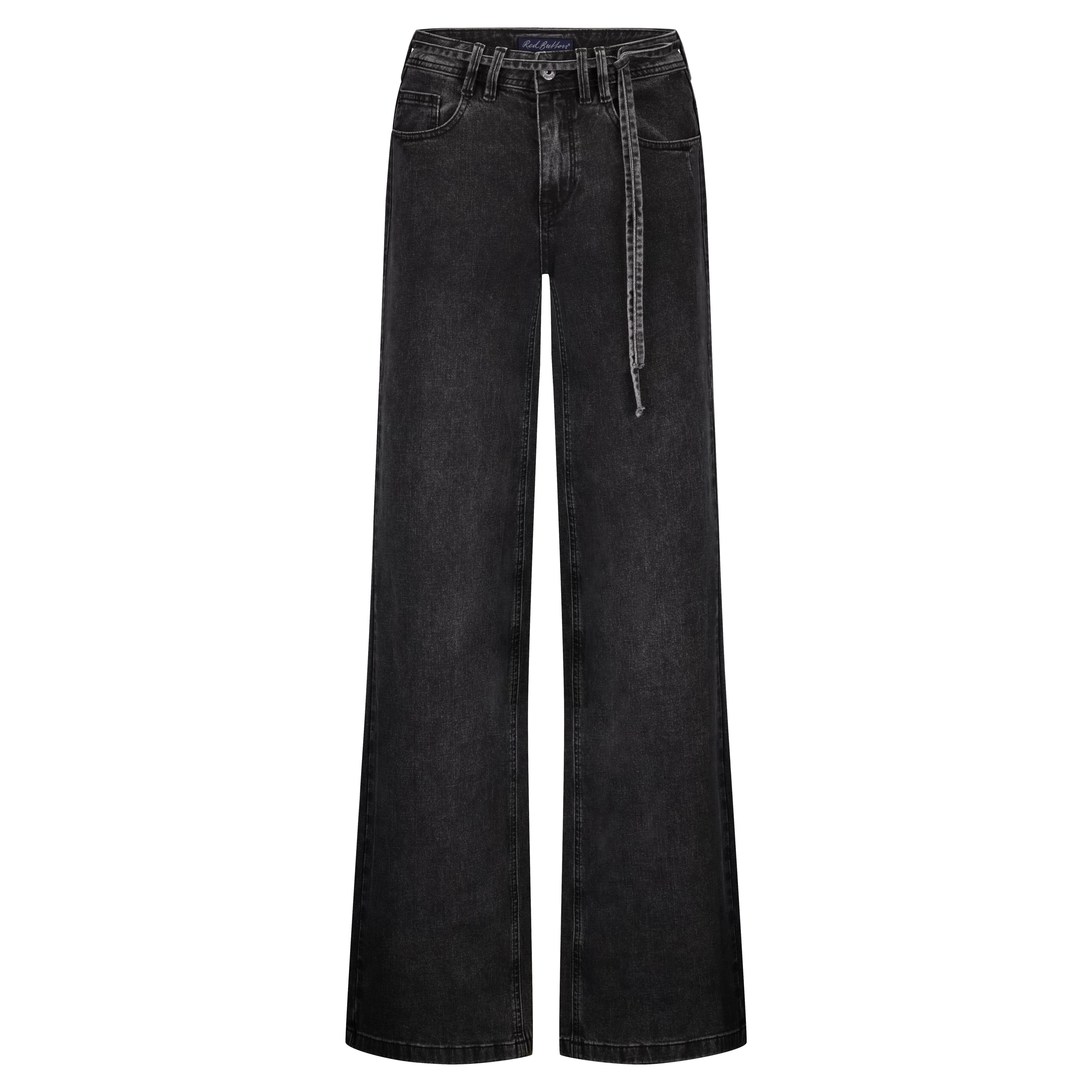 Claudette Jeans With Belt - Black