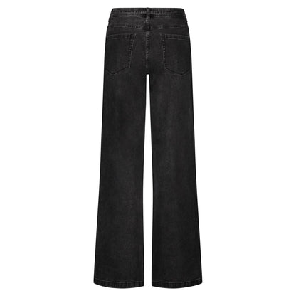 Claudette Jeans With Belt - Black