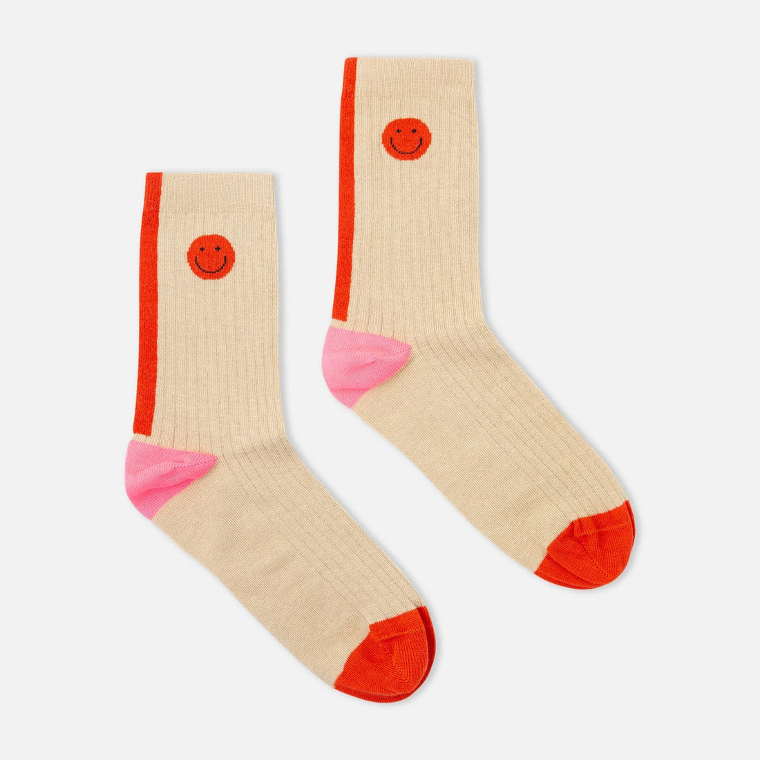 Cobi Smiley Sock - Natural
