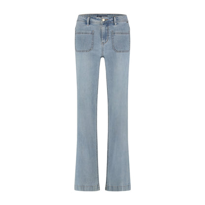 Colette Front Patch Pockets - Bleach