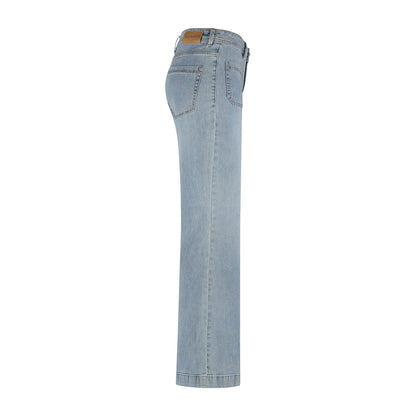 Colette Front Patch Pockets - Bleach