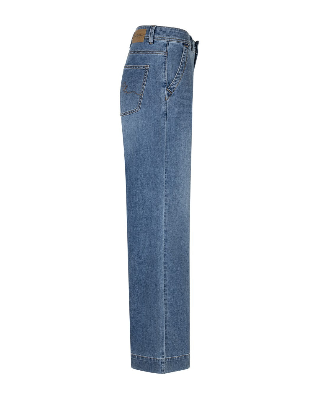 Colette Slanted Pockets Jeans - Stone Used
