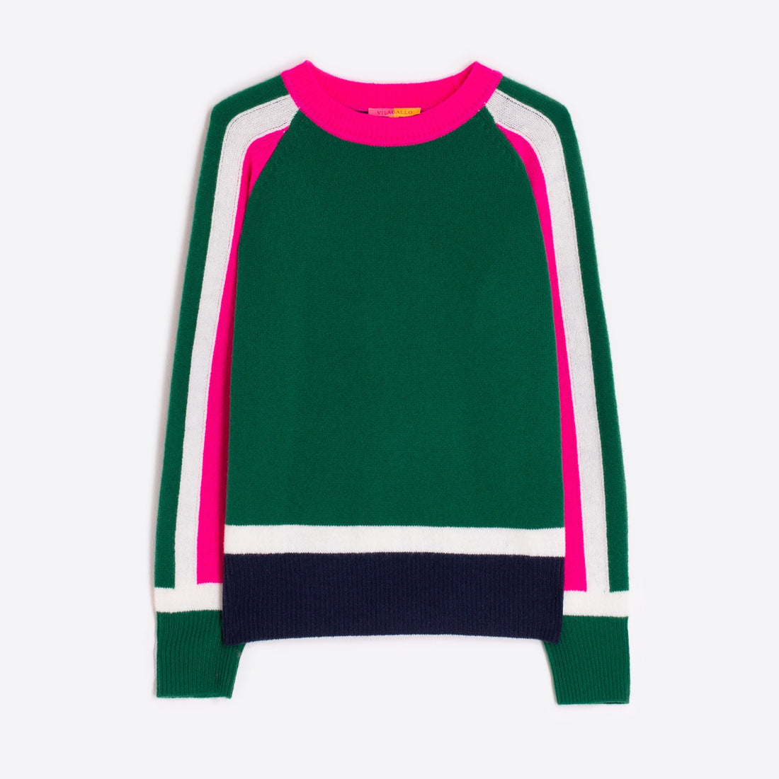 Colourblock Jumper - Green