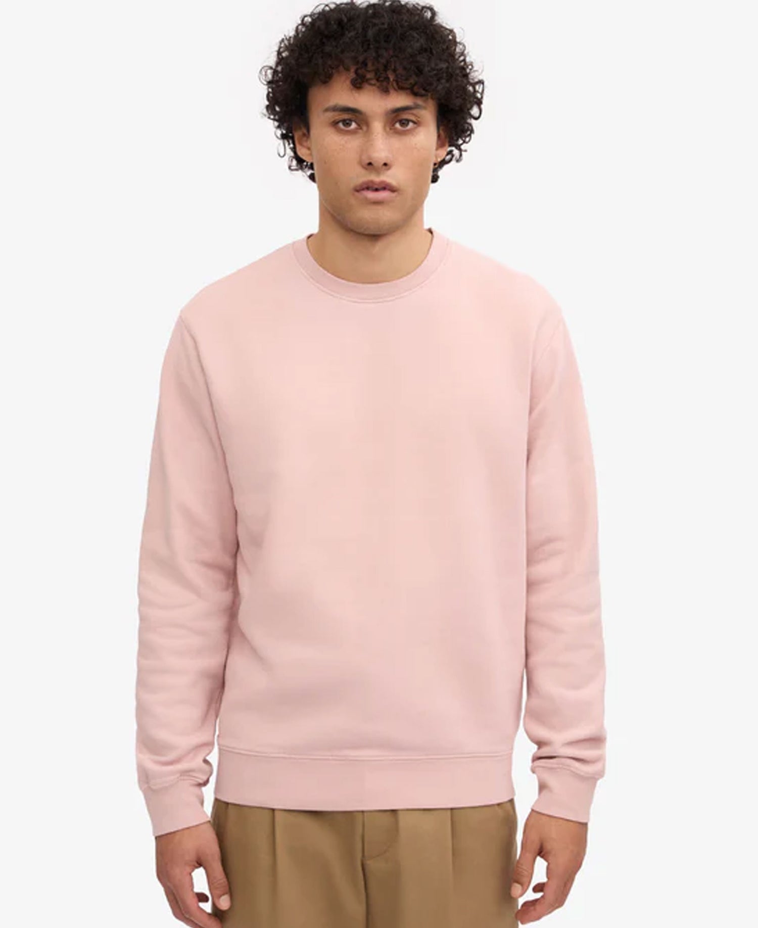 Classic Organic Crew - Faded Pink