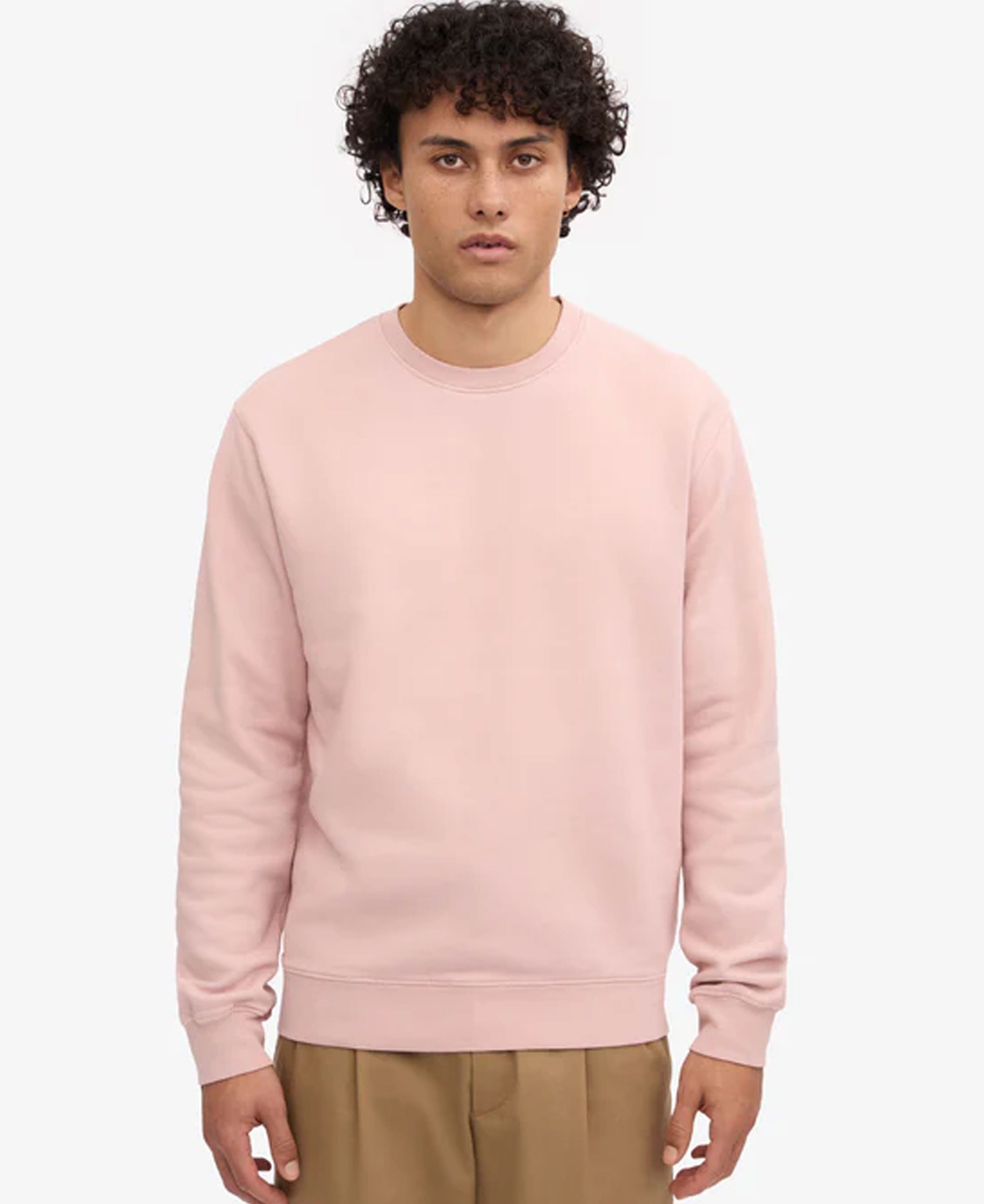 Classic Organic Crew - Faded Pink