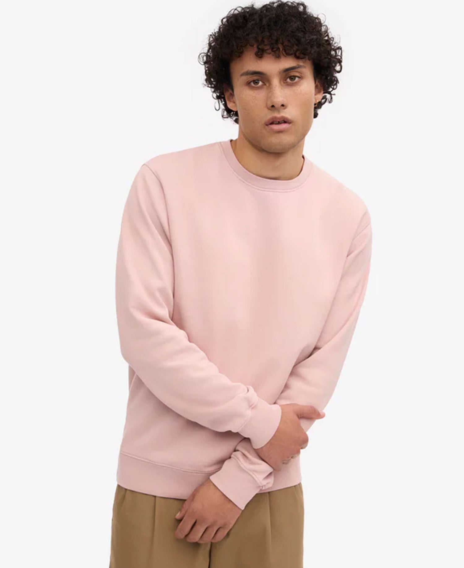 Classic Organic Crew - Faded Pink