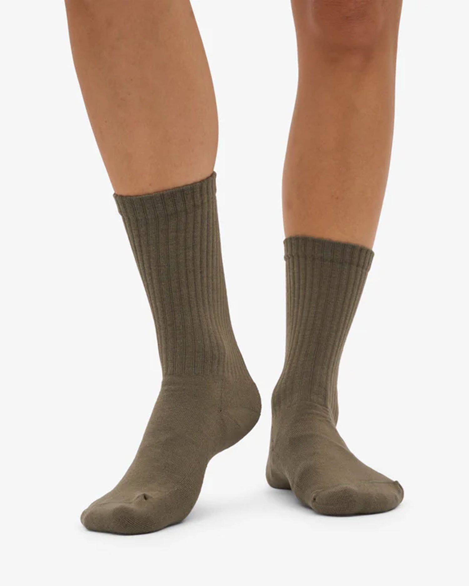 Organic Active Sock - Dusty Olive