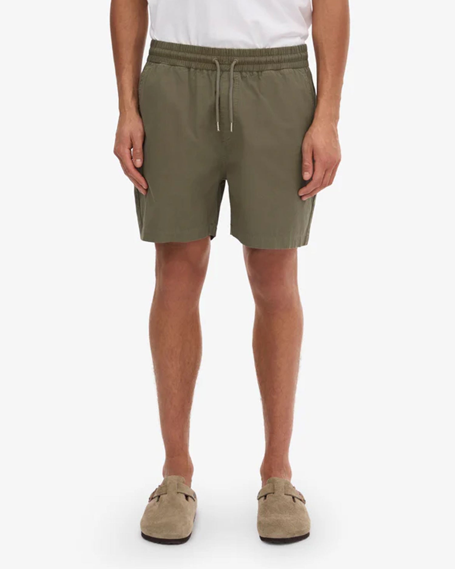 Organic Twill Shorts - Dusty Olive