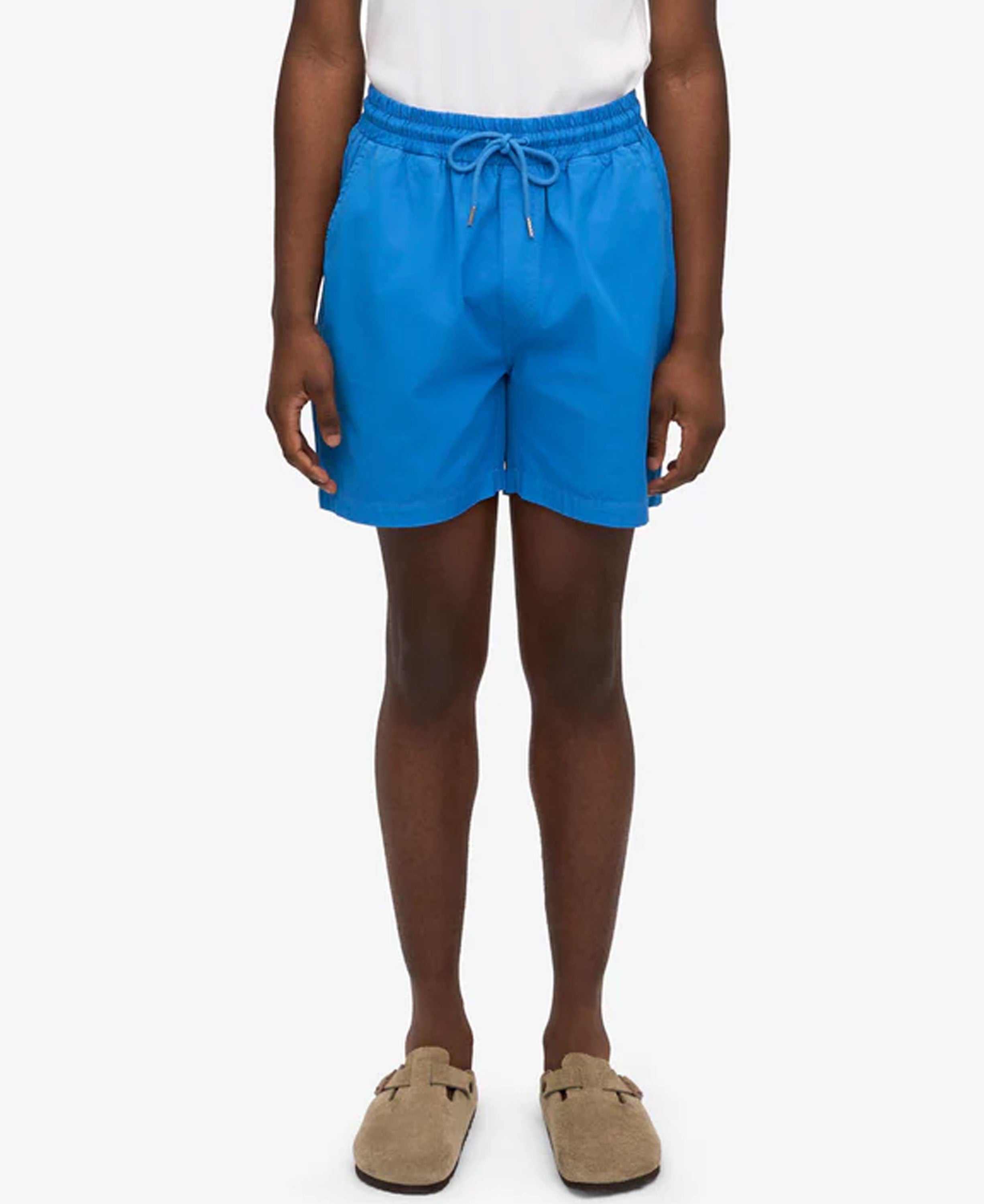 Organic Twill Shorts - Pacific Blue