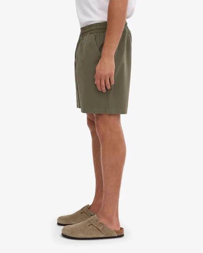 Organic Twill Shorts - Dusty Olive