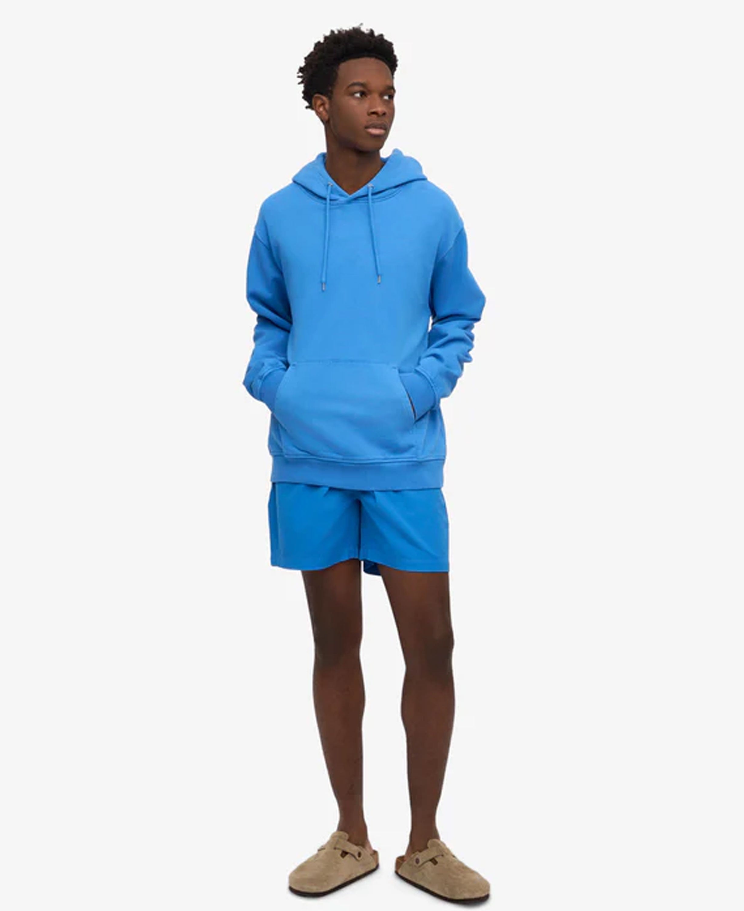 Organic Twill Shorts - Pacific Blue