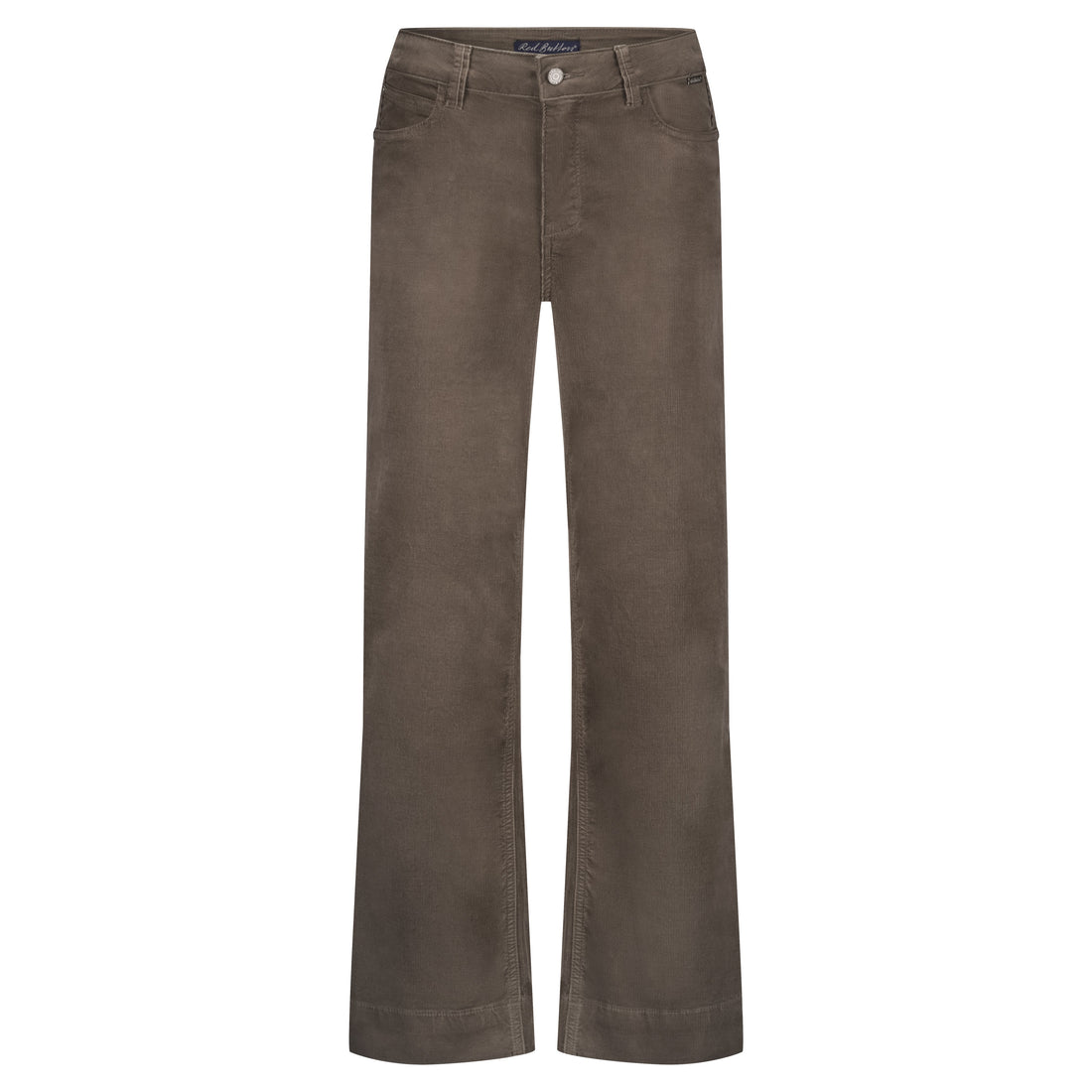 Conny Shiny Cord Inseam Trousers - Warm Taupe