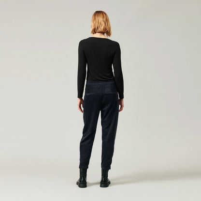 Cord Pocket Trouser - Navy Blue