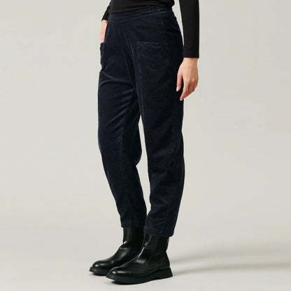 Cord Pocket Trouser - Navy Blue