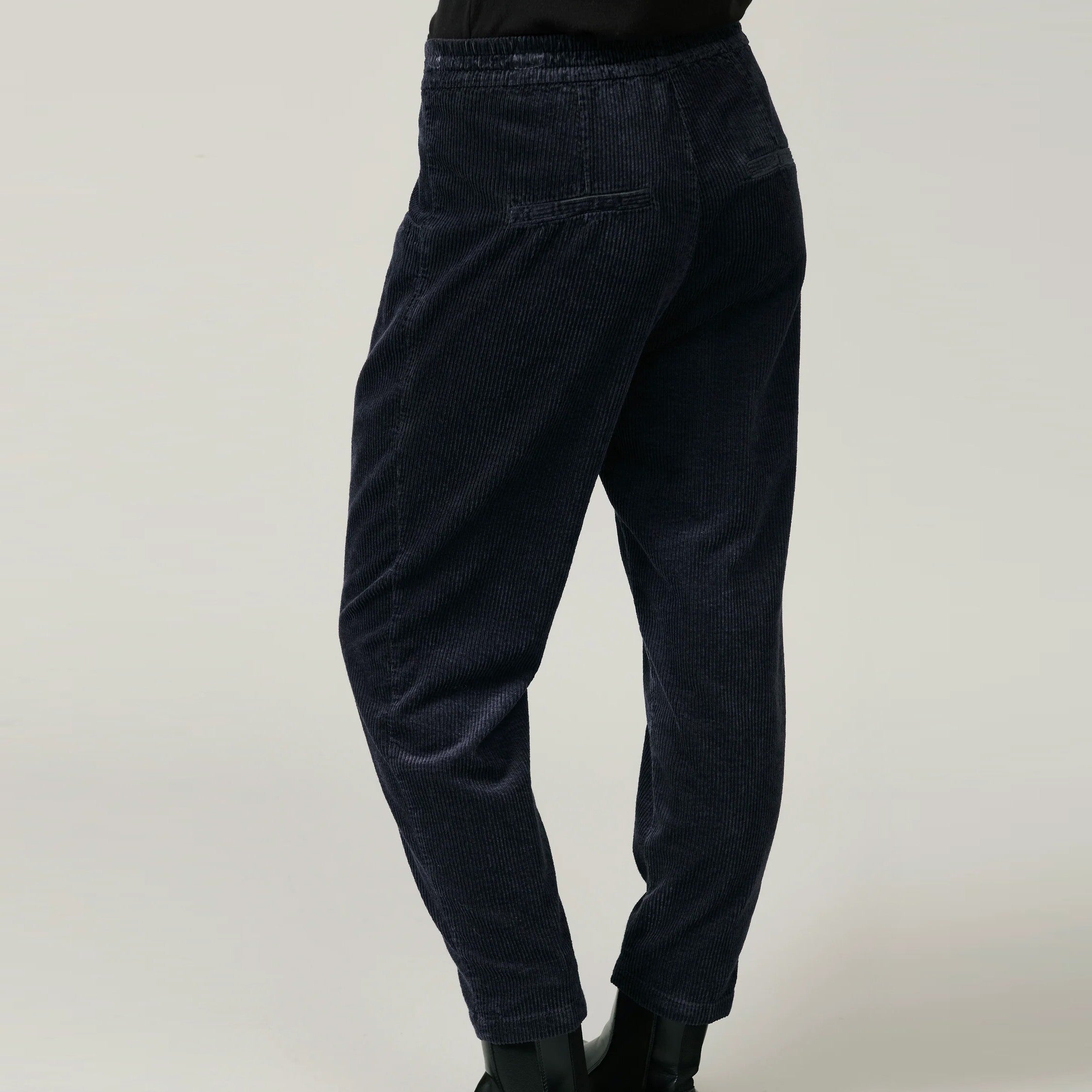 Cord Pocket Trouser - Navy Blue