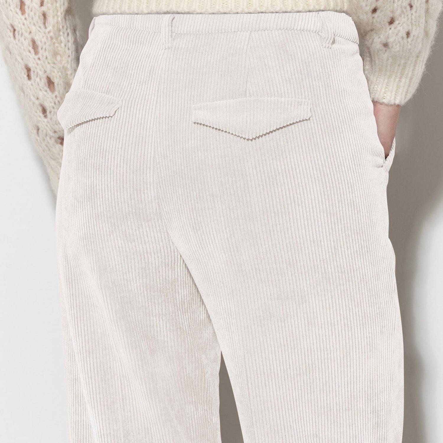 Cord Wide Leg - Natural
