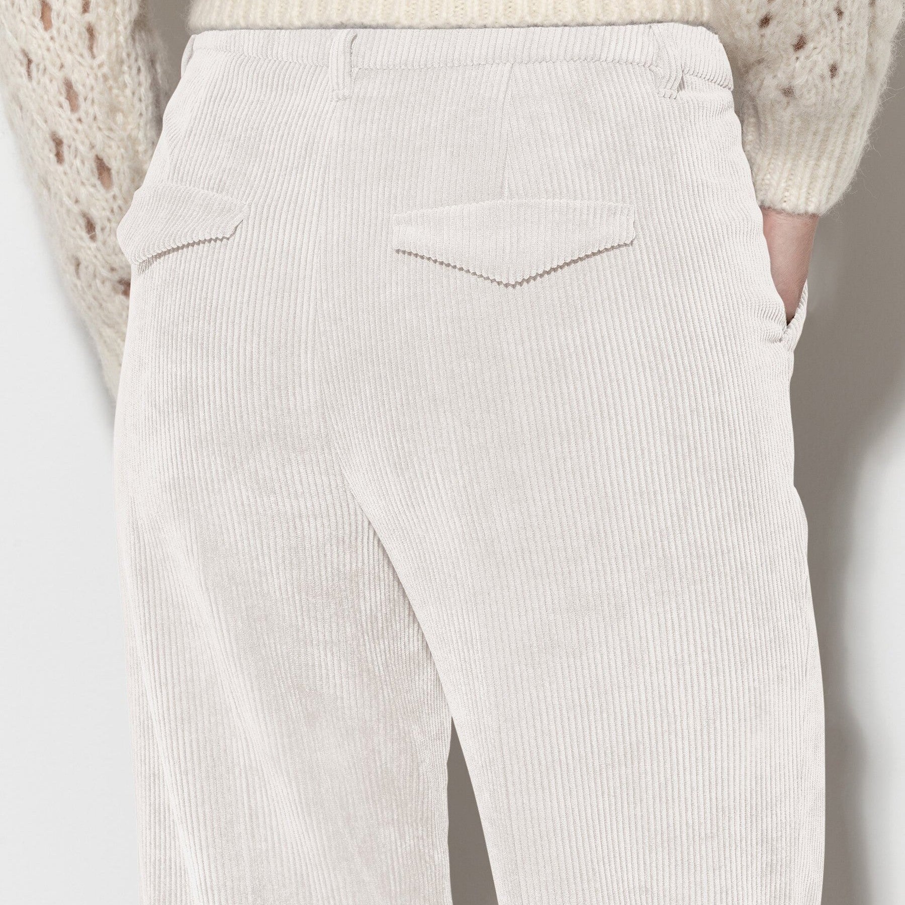 Cord Wide Leg - Natural