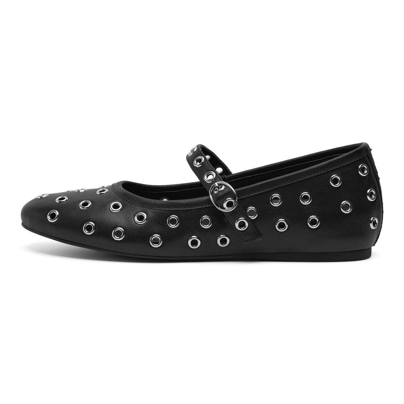 Cristel Stud Flats - Black