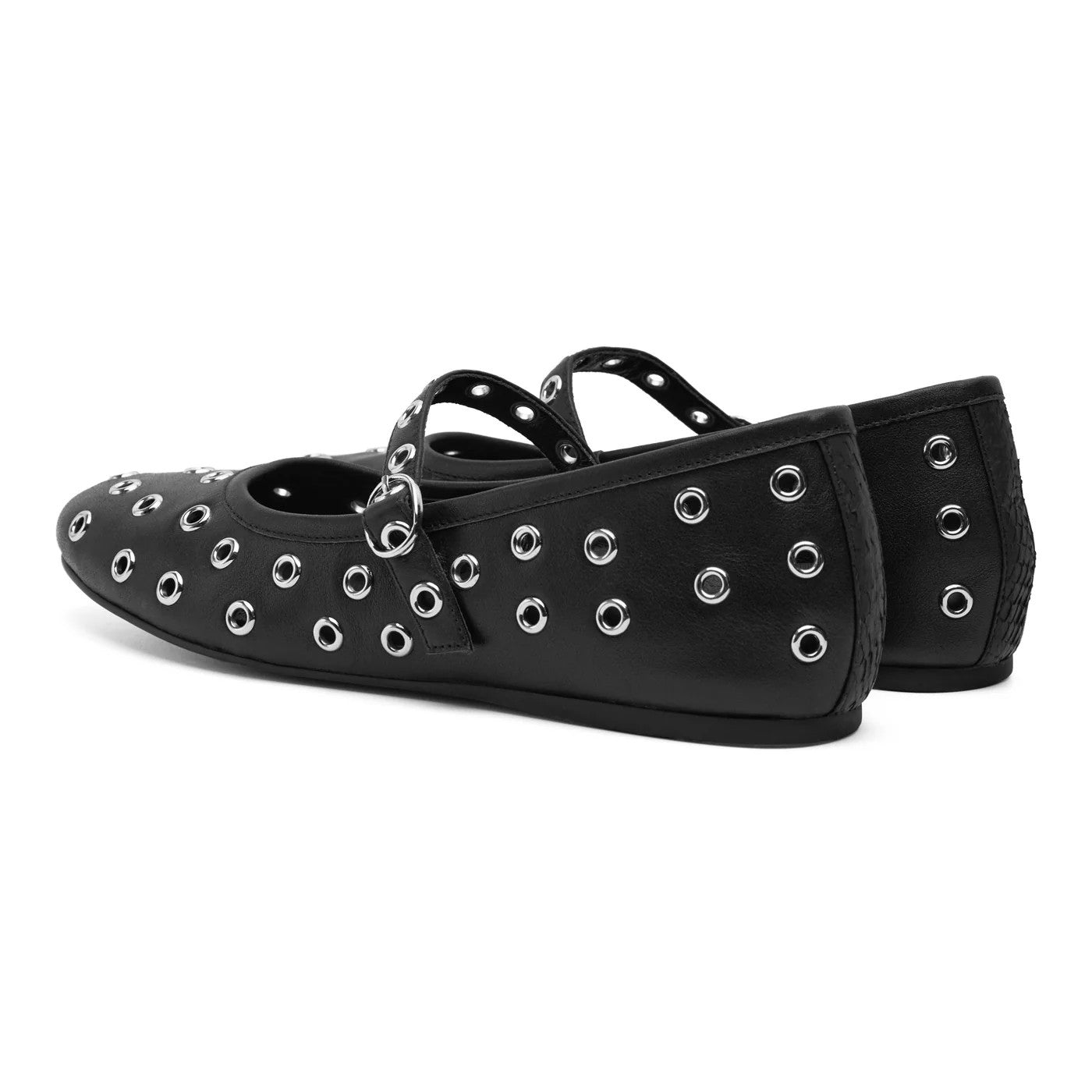 Cristel Stud Flats - Black