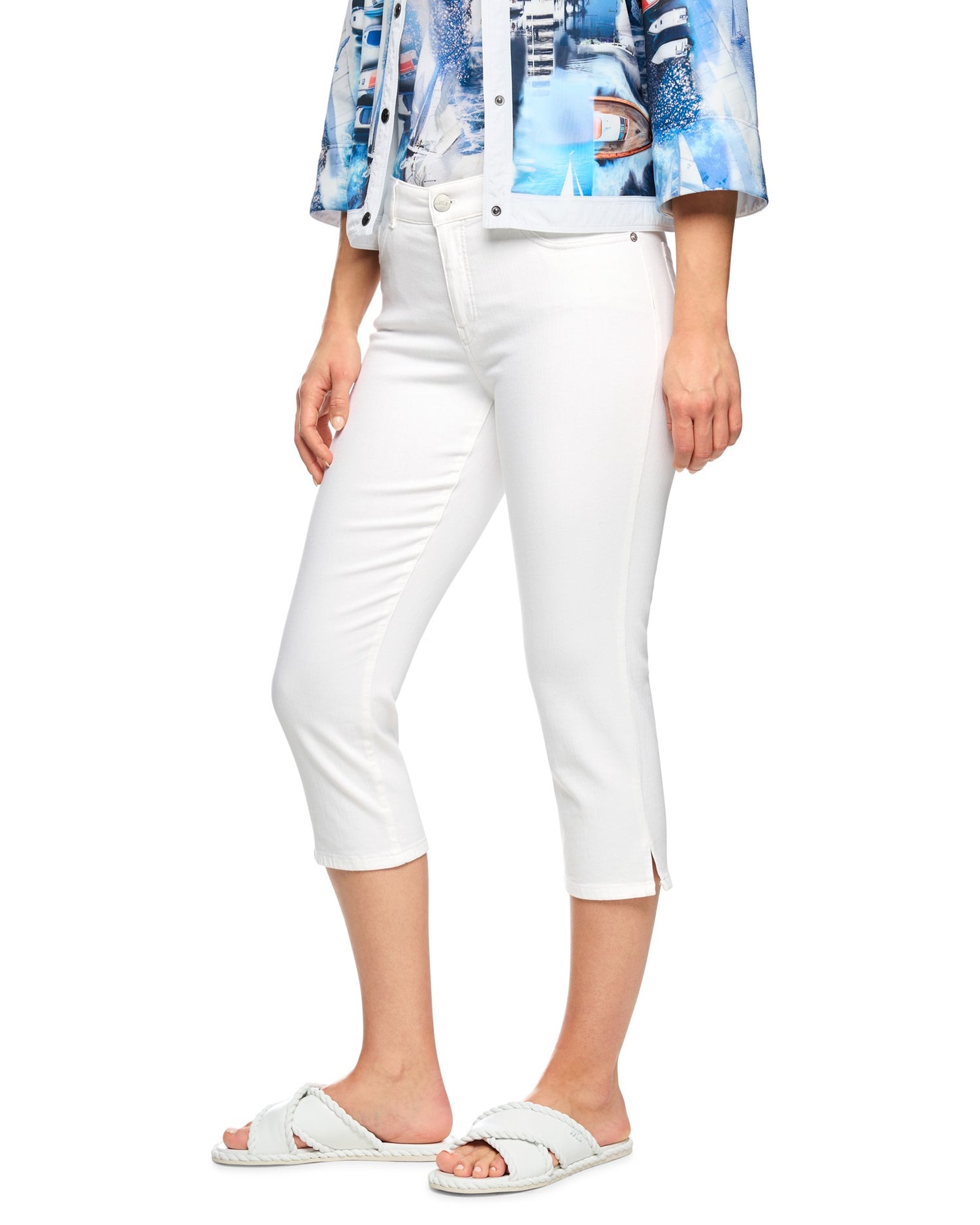 Crop Jean - White