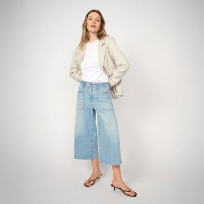 Culotte Sagai Jeans - Light Blue