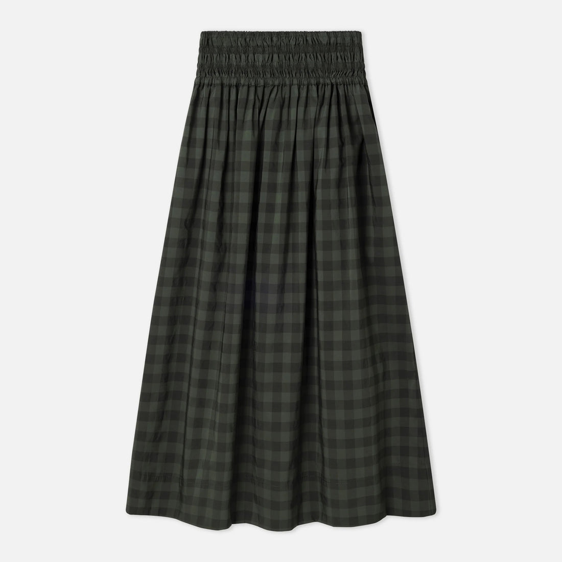 Cute Check Skirt - Khaki