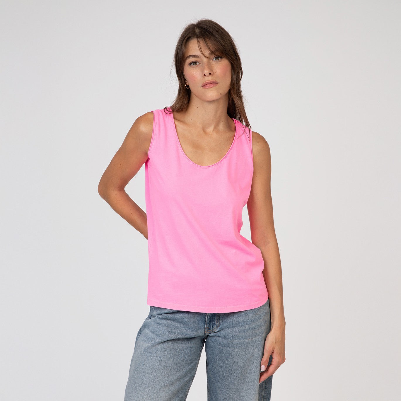 Danaly Rose Vest - Rose Fluo