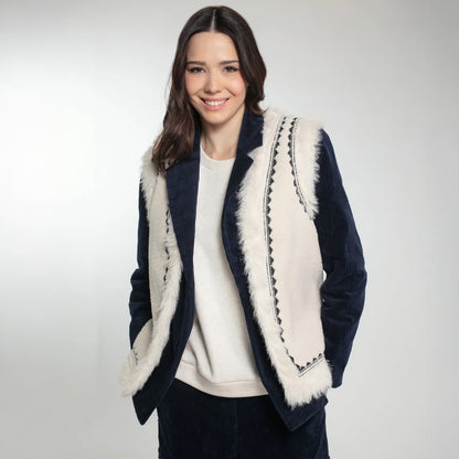 Dannika Gilet - Cream