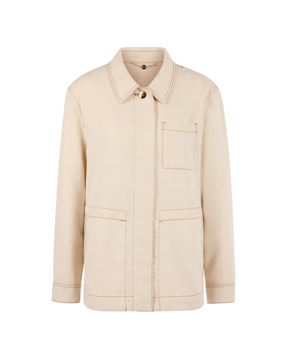 Denim Jacket - Ivory