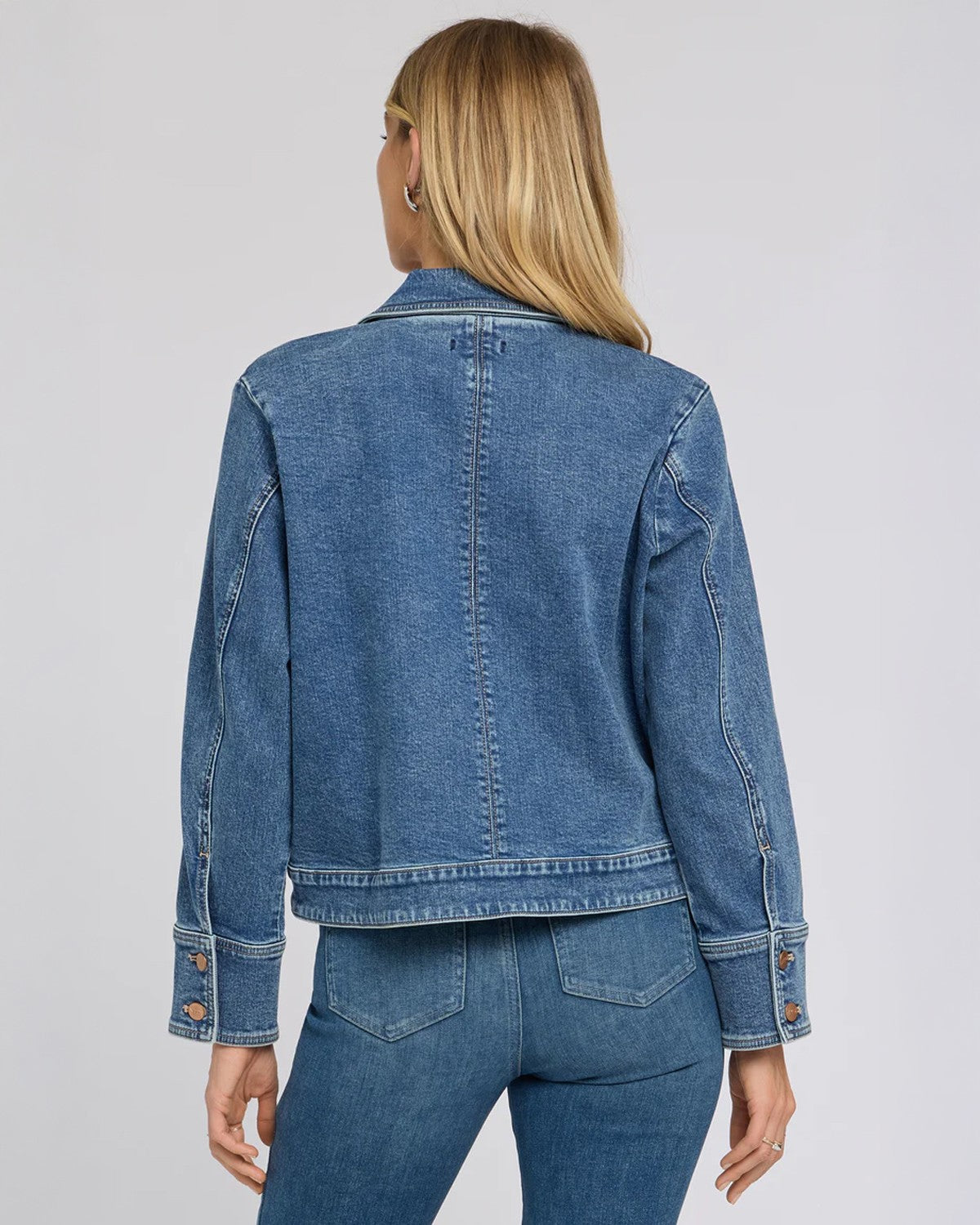 Denim Jacket Oversized Pockets - Salton