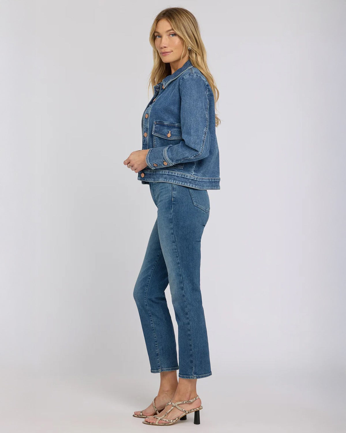 Denim Jacket Oversized Pockets - Salton