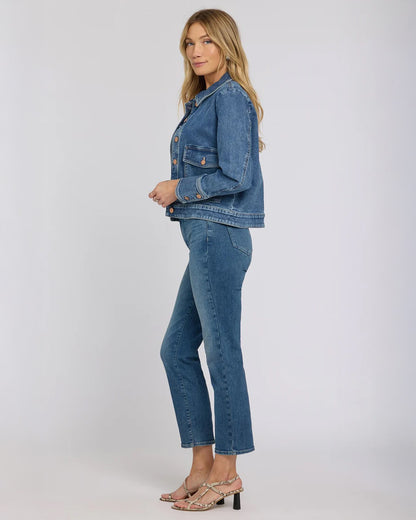 Denim Jacket Oversized Pockets - Salton