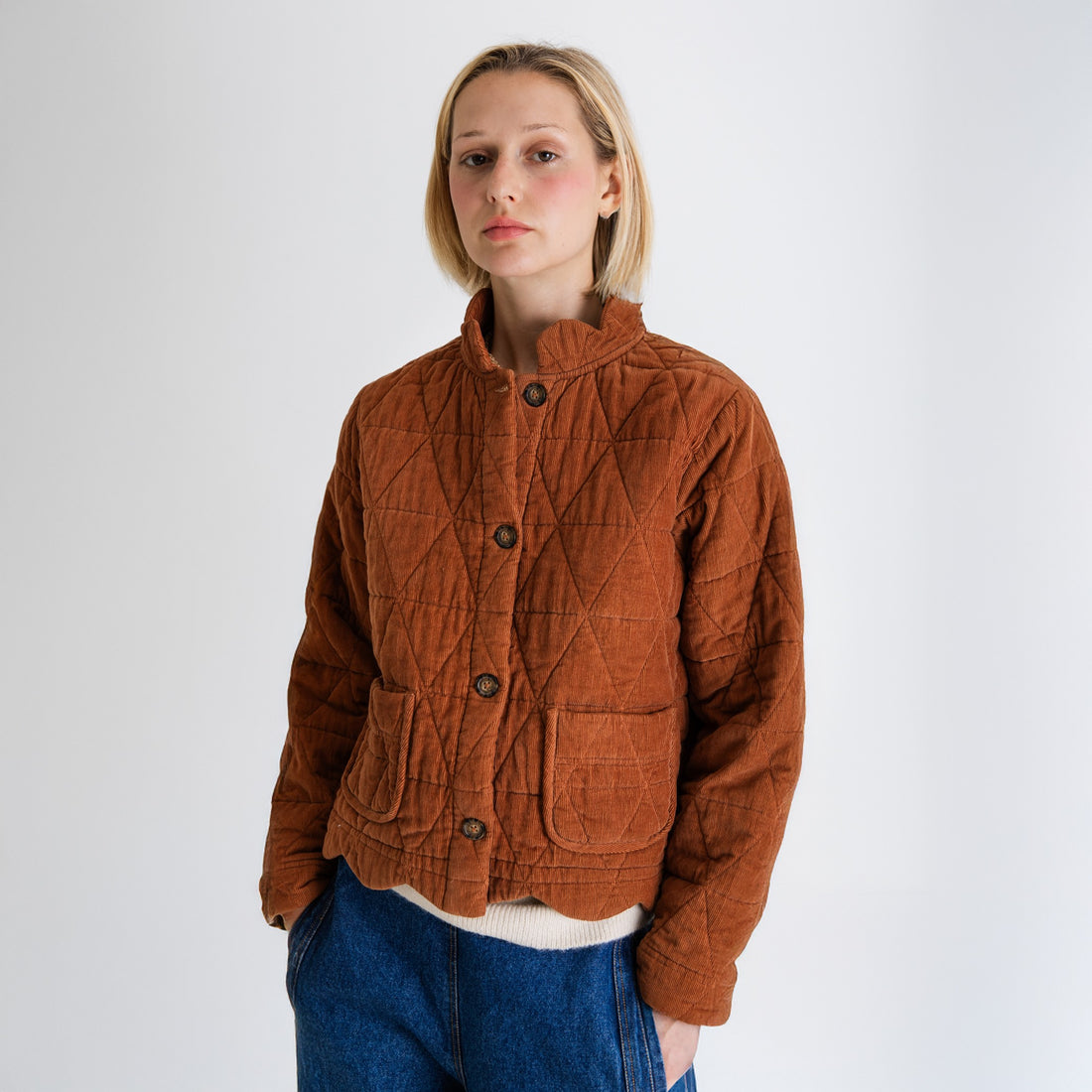 Dillis Quilted Jacket - Cinnamon