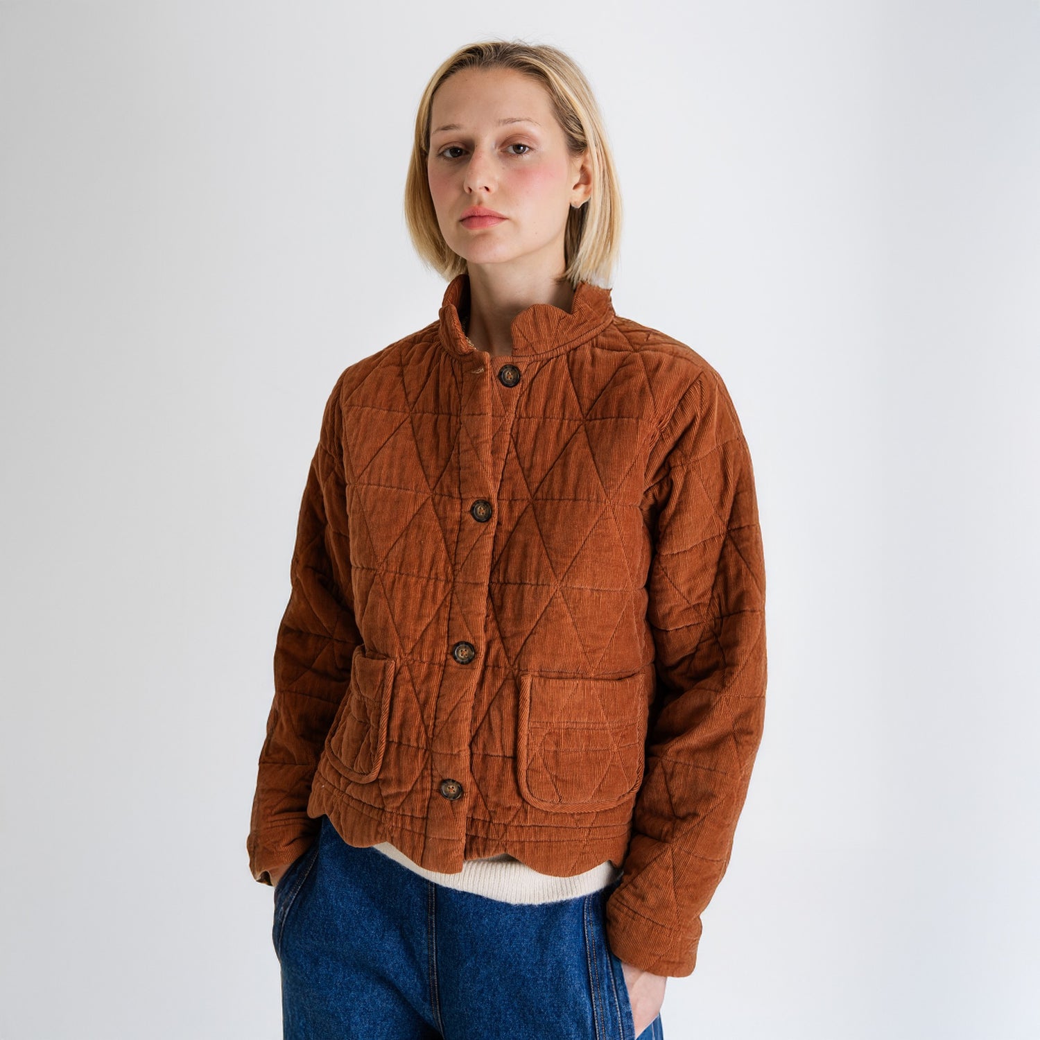 Dillis Quilted Jacket - Cinnamon