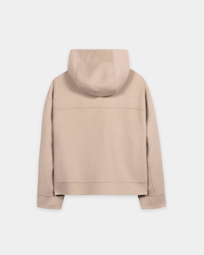 Doubleface Hooded Jacket - Cappuccino
