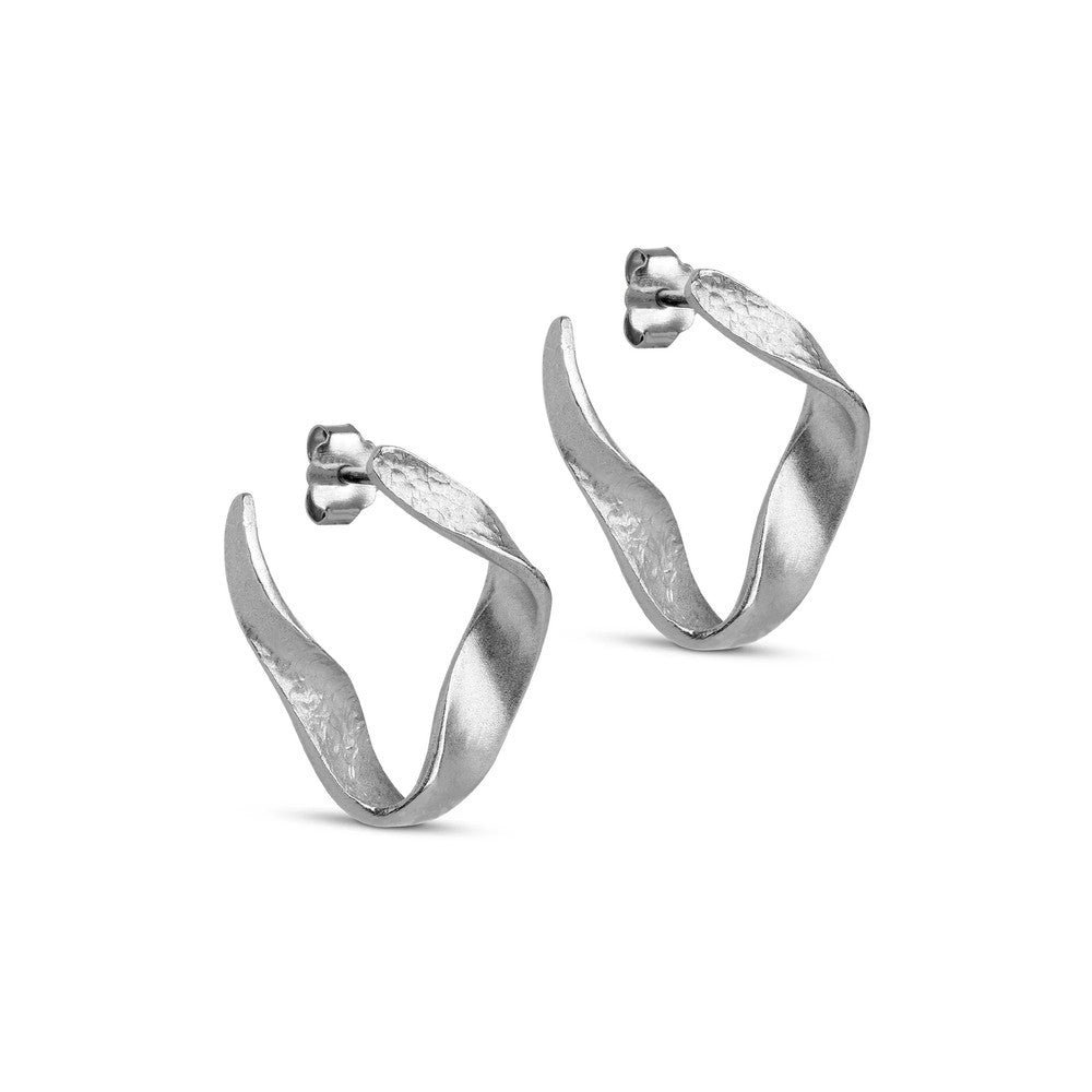 Silver Dalia Earring - Silver