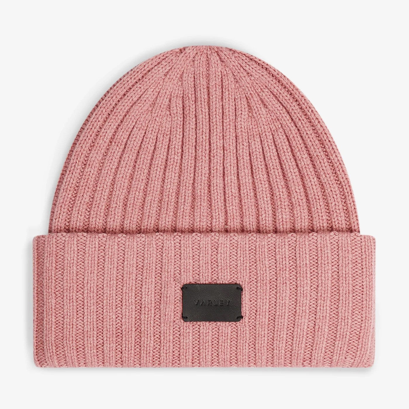 Elva Chunky Rib Beanie - Rose Blush