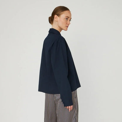 Embellished Moon Shirt - Navy