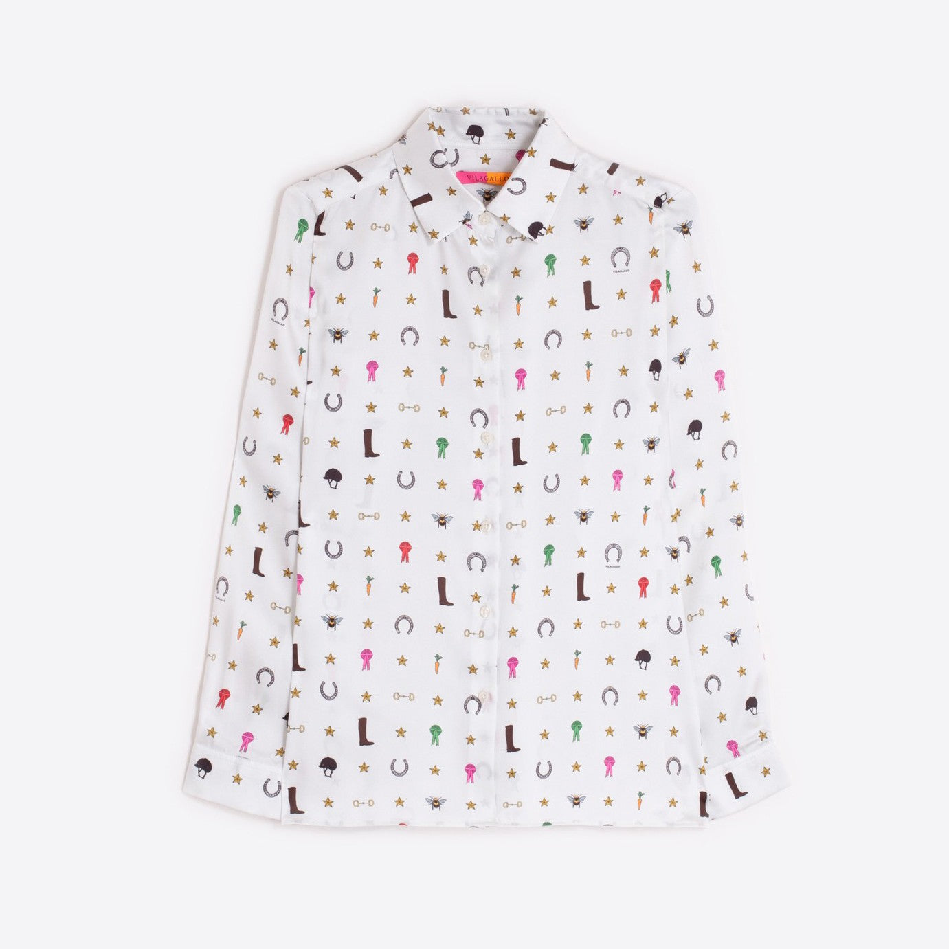 Equestrian Badge Shirt - White