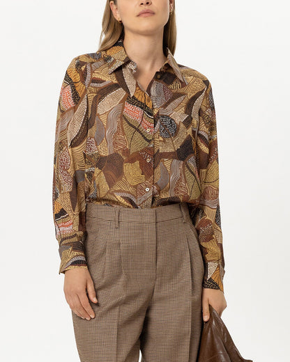 Ethnic Print Blouse - Multi