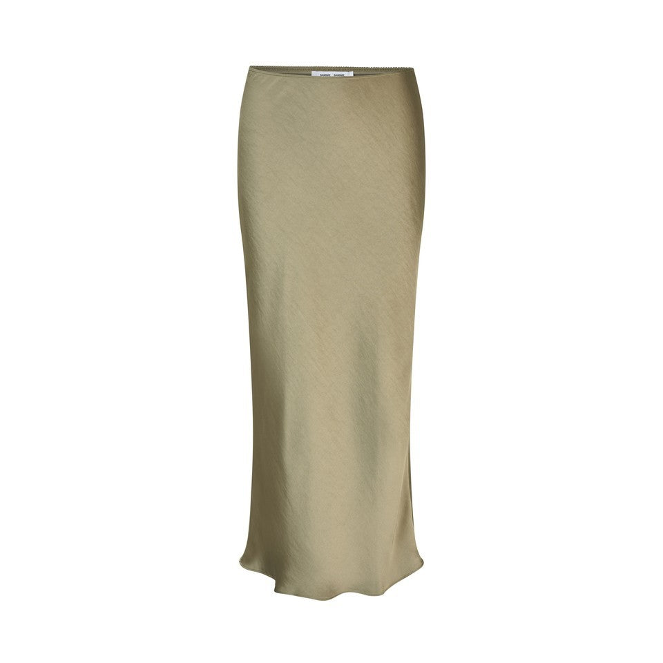 Saagneta Long Skirt - Light Olive