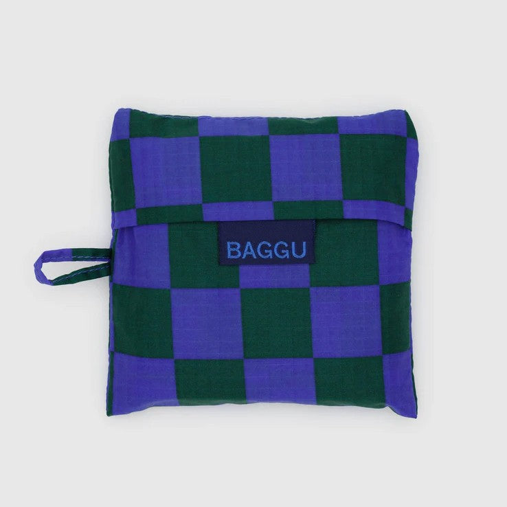 Standard Baggu - Iris Green Check