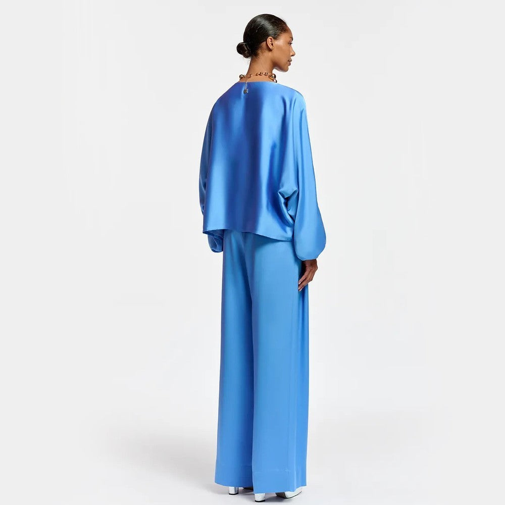 Fault Wide Leg Trousers - Bright Sky