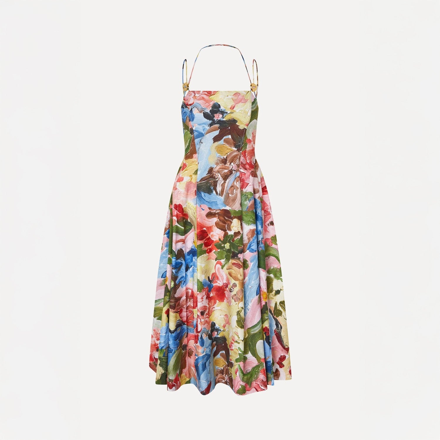 Floral Double Strap Dress - Loves Me, Loves Me Not
