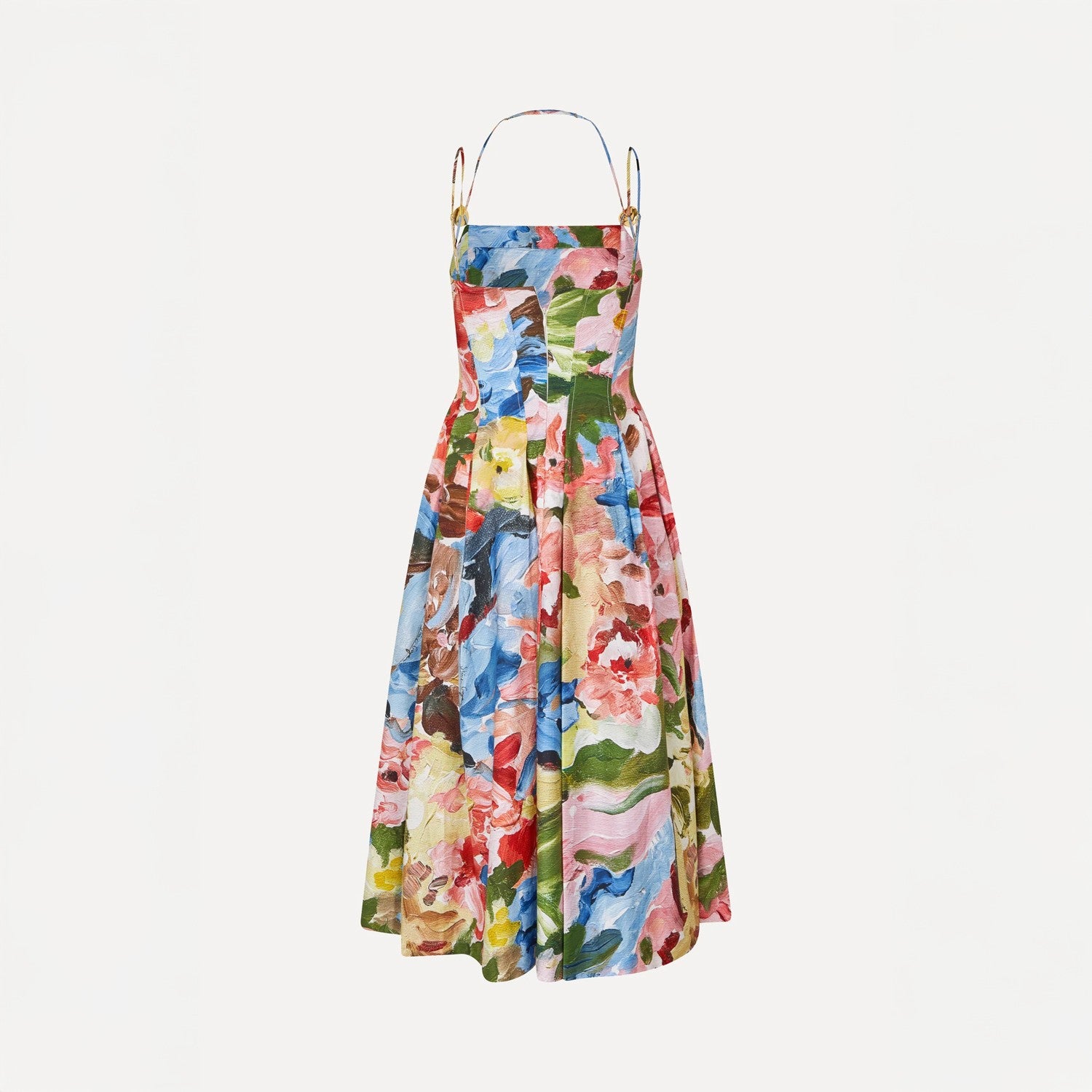 Floral Double Strap Dress - Loves Me, Loves Me Not