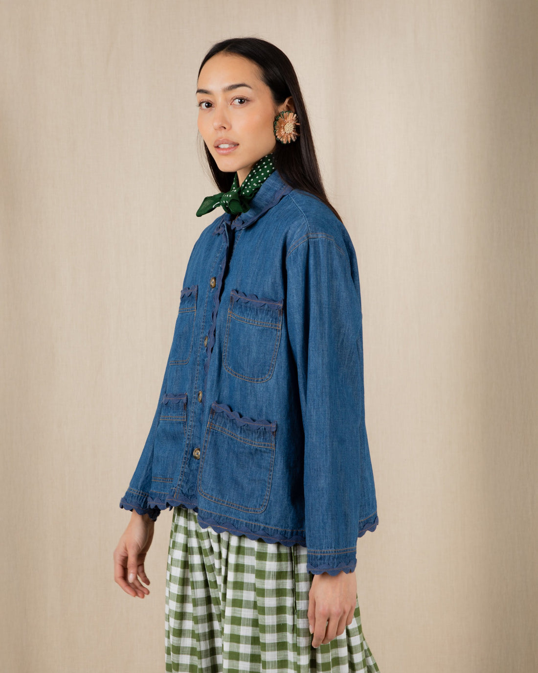 Florence Jacket - Denim Dark Wash