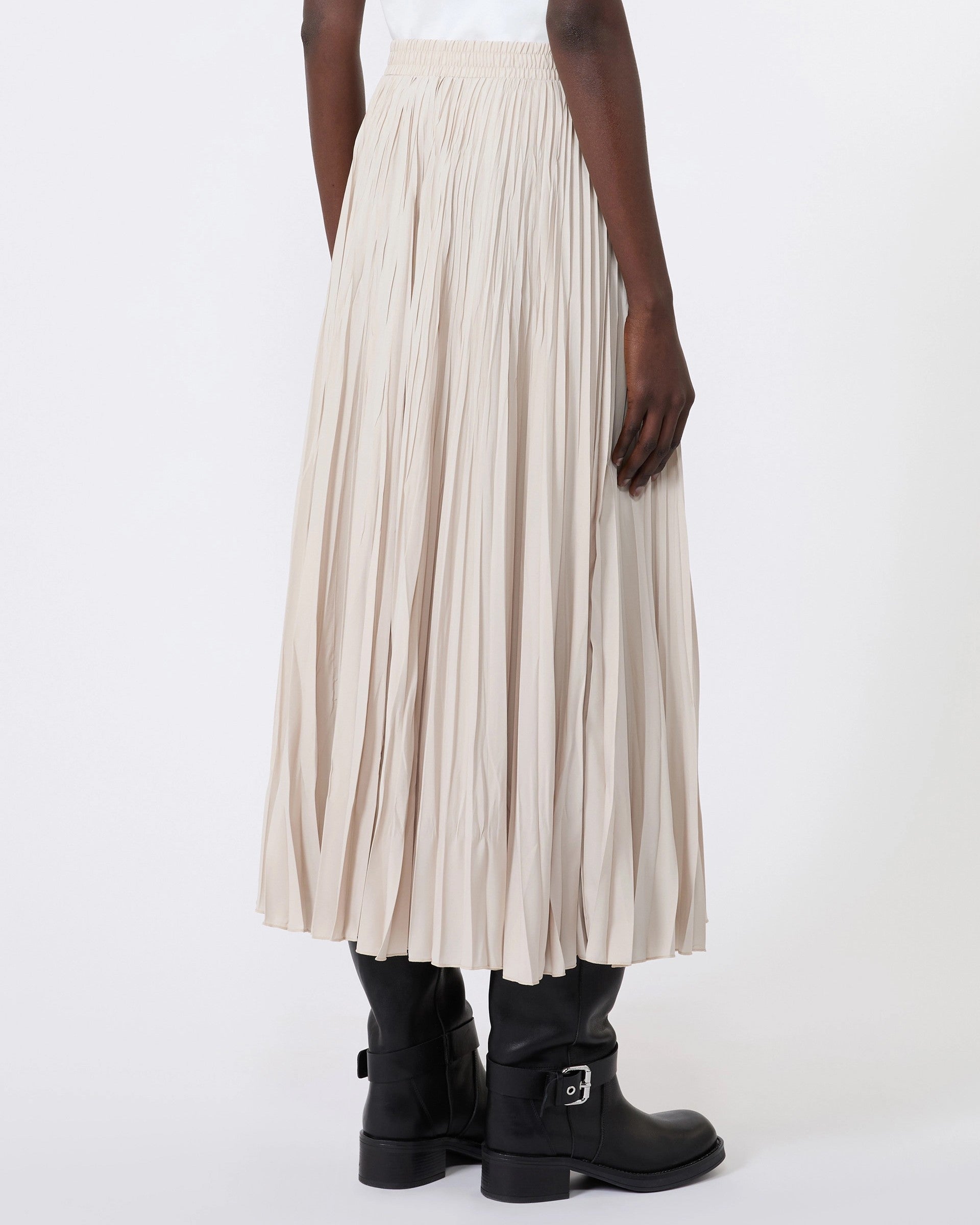 Foggia Pleated Skirt - Ivory