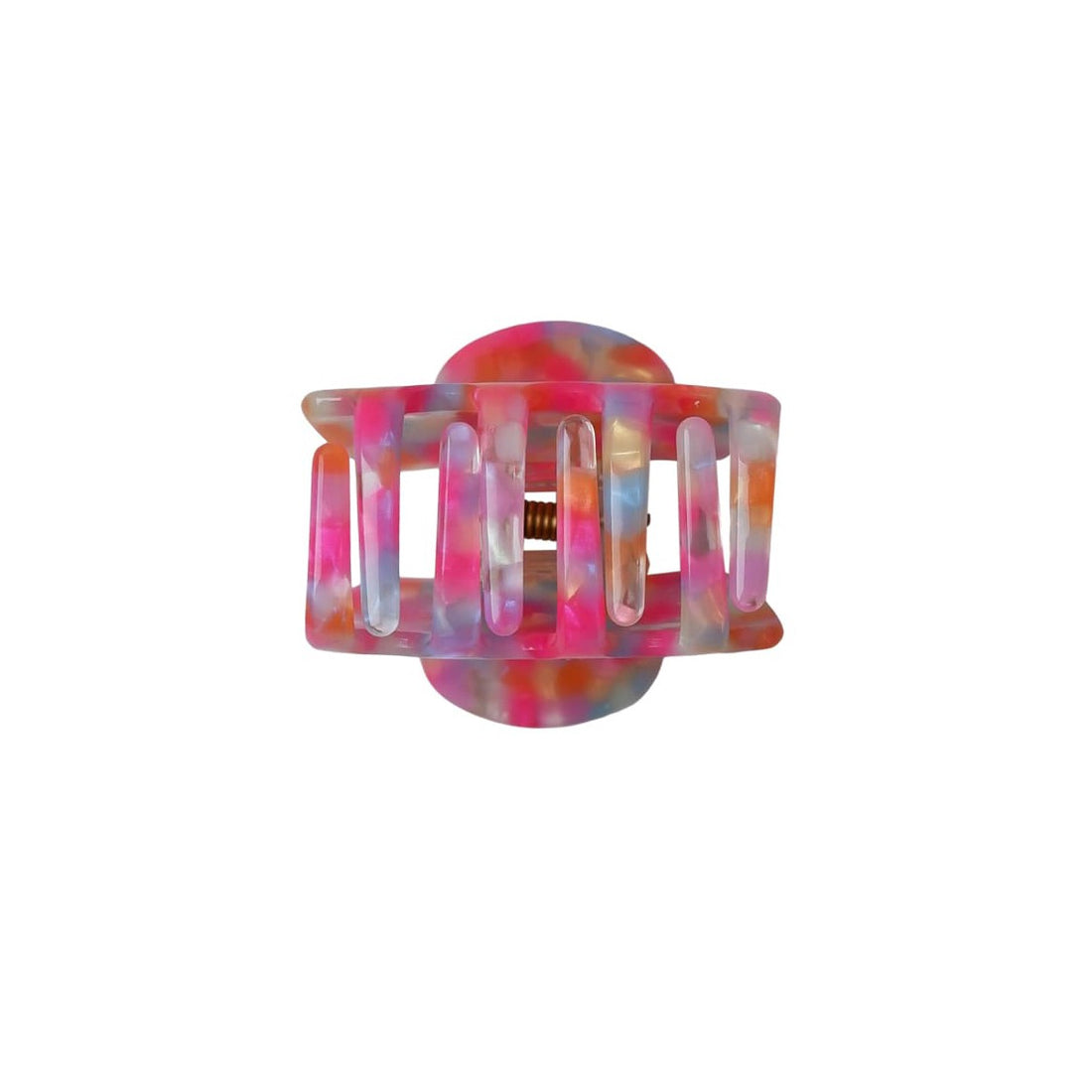 Fran Medium Hair Claw - Pink Multi