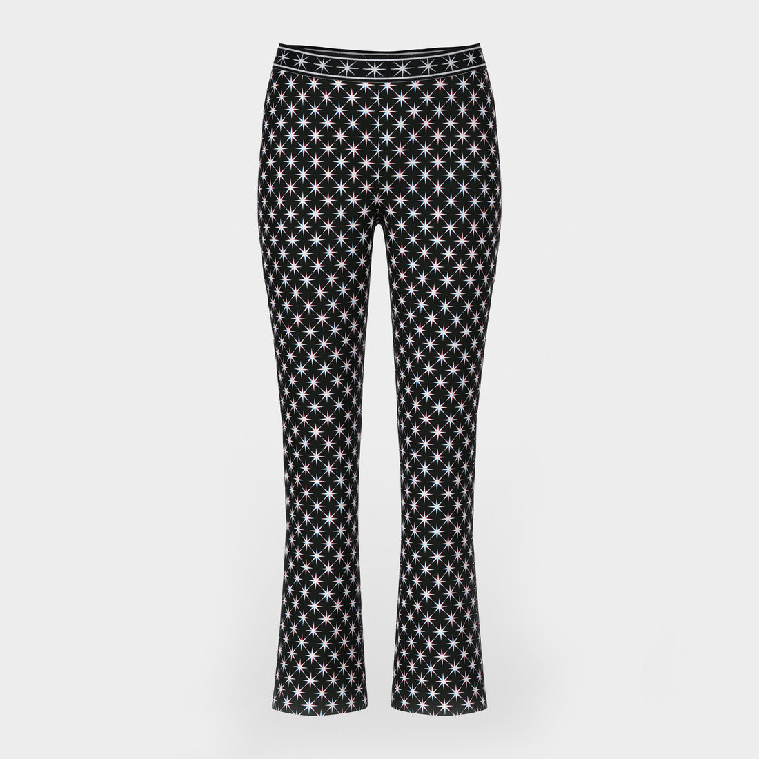 Frederica Star Pull On Trouser - Black And White